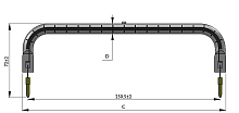 Лампа инфракрасная LightBest IRK 9039 2500W 400V ST CU260 (JHES 400V 2500W 260 IH, 64402521)